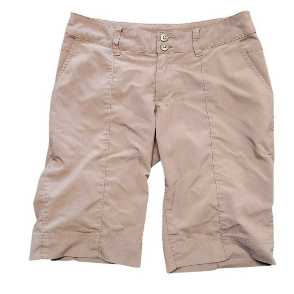 Patagonia Womens Tan Khaki Hiking Outdoor Shorts Size 2